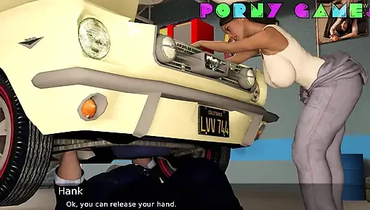 Istri hot proyek - nyepong kontol tanpa diduga di sofa (13)
