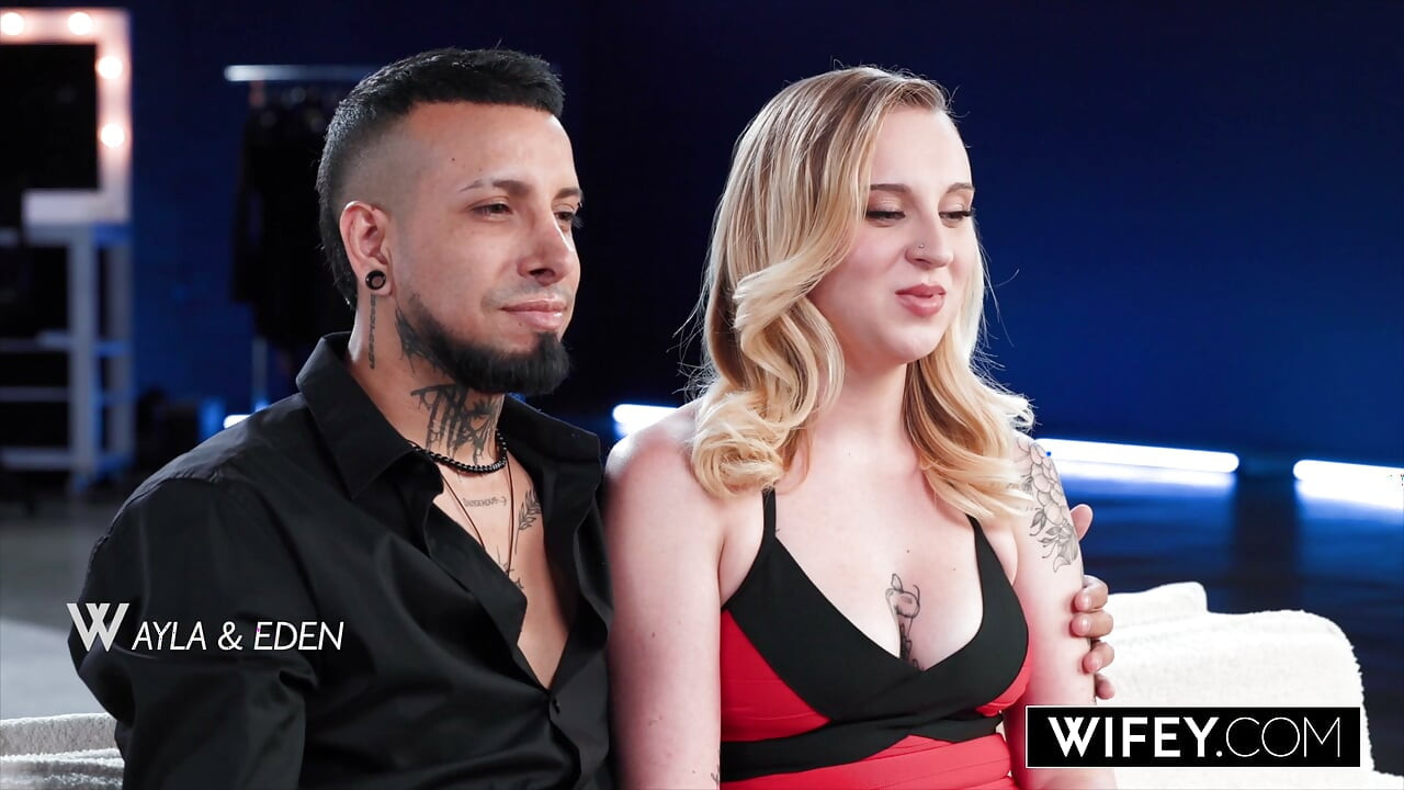 WIFEY Good-Girl Hotwife Ayla krijgt BBC geneukt terwijl haar man toekijkt!