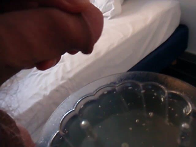 I use a bedroom table as piss potty