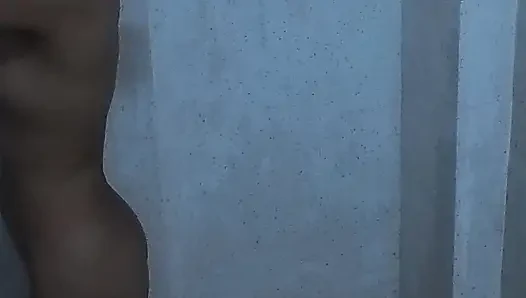 We took a shower after sex