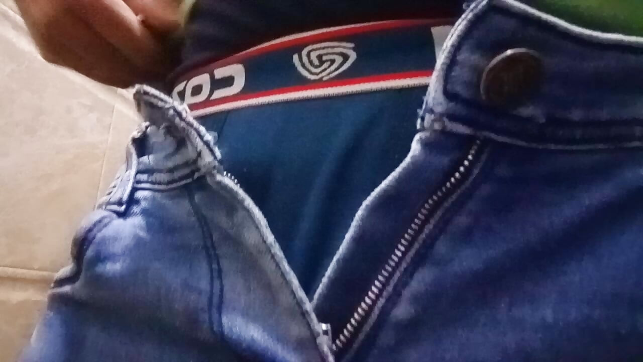 Calmed himself down with a fist