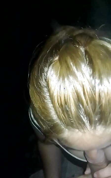 POV Blonde Sucks Me off and We Fuck Doggy Style