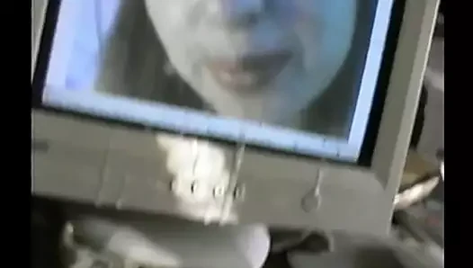 Busting büyük nut meyve suyu sperm kam kız