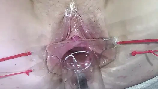 11 Far Spread Pussy Close up Fuck with Lamp 1000 Watt