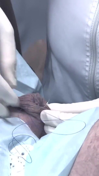 Key moment from "Dominatrix Mistress April - Surgical Transformation into a whore"