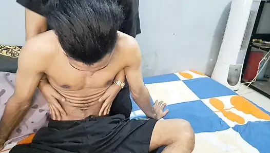 Intimate massage by my wife
