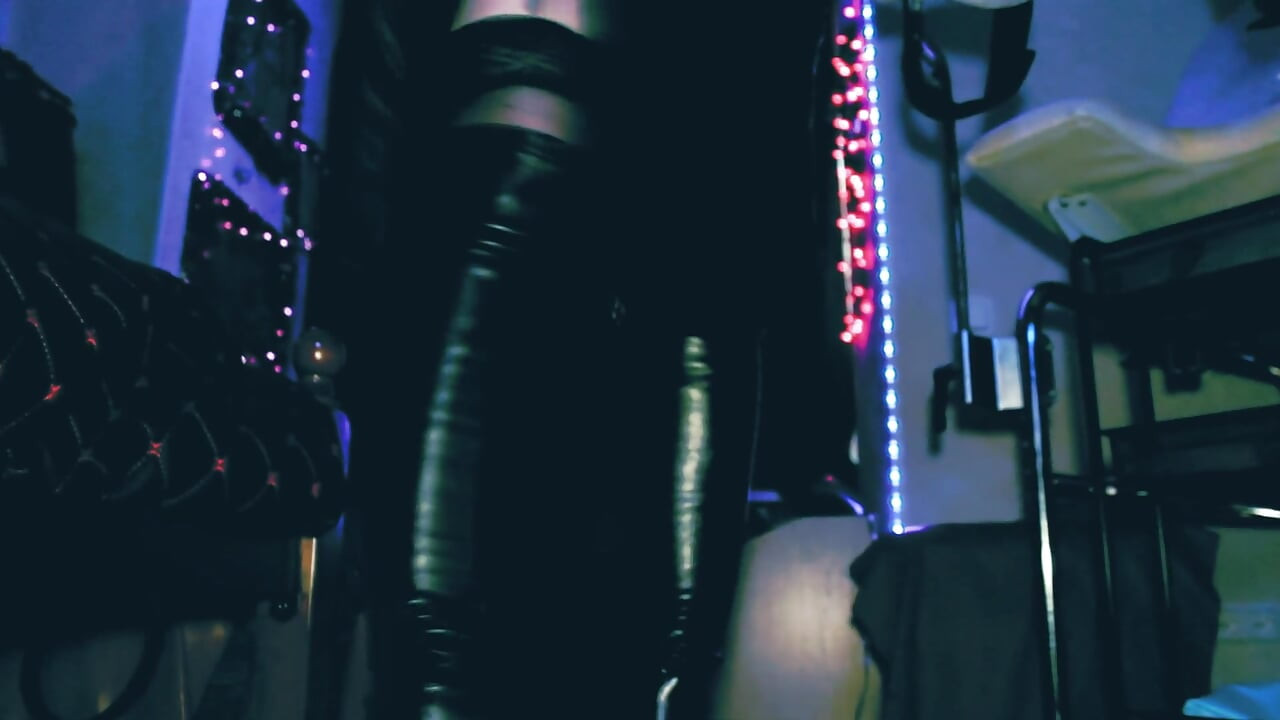 Mistress Eva Latex full leather fetish boots domina uniform bdsm kink hot milf