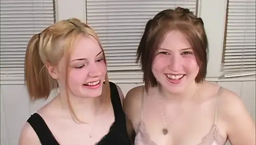 Desperate Amateurs Куш и Шайла сосут член и получают огромную порцию спермы на их хорошенькое лицо