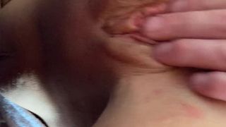 Playing with wifes pussy and ass until orgasm