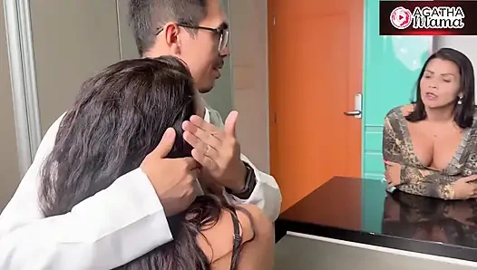 Agatha Mama in My Friend Luiza Ambiel De Fogo - Neighbor Doctor Fucked Her with Everything!