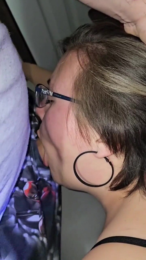 Blowjob into facefuck then he cumm in my mouth | Clip 1