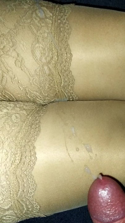 Cum on Stockings