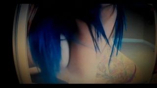 sexy blue hair