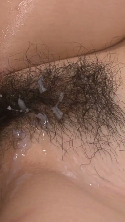 Busty Japanese wife Aki Ninomiya gets her hairy pussy jizzed | Clip 3