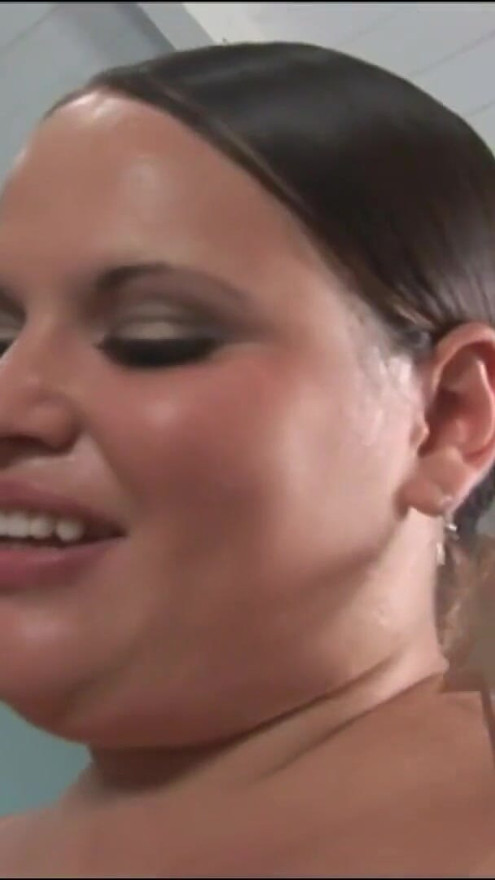 BBW slut bends over to get fucked with a thick black cock | Clip 1