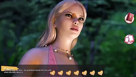 Ateşlilere yardım ediyorum #4 - Johanne bir ağaca bağlı olarak uyandı ve... Ona sakso çekiyor... Belle ve Stacy birbirleriyle oynamış.