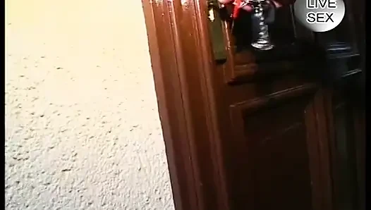 Adorable brunette gets jizzed on her big tits