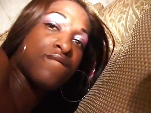 Lusty ebony whore gets pounded doggy style by black hunk