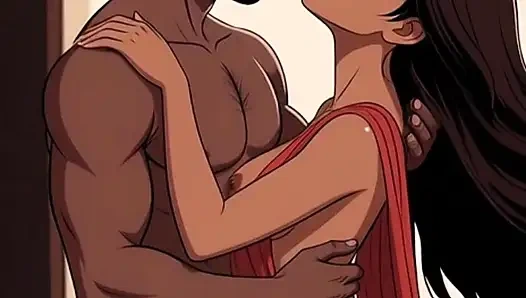Hot animatedly couple romance