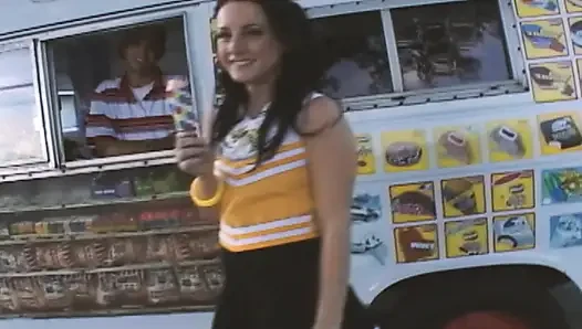 Sexy Ice Cream Scene-1_sexy Teen Brunette Gets Fucked and Facial in the Ice Cream Truck