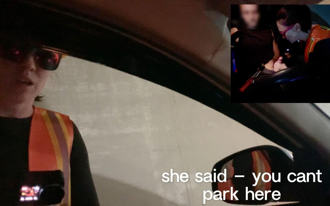Rekla je da ne možeš parkirati ovdje, duboko grlo pušenje, svršavanje unutra