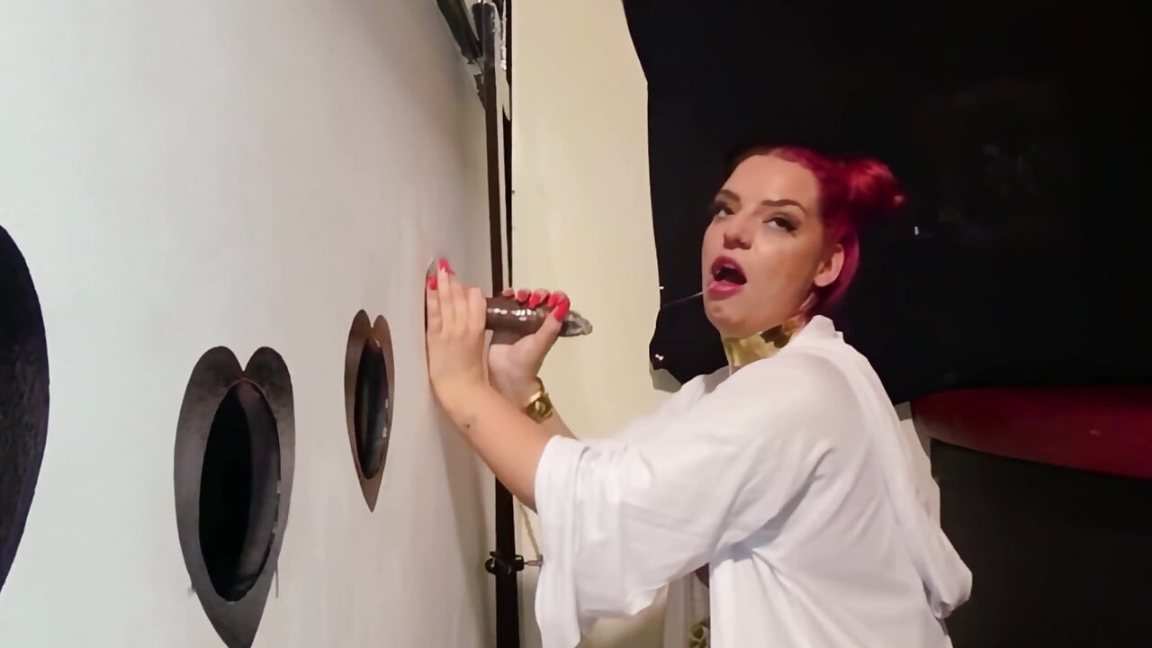 Cheri Pi - Double Feature - Latex Fuck & Suck - 3 Glory Hole Scenes
