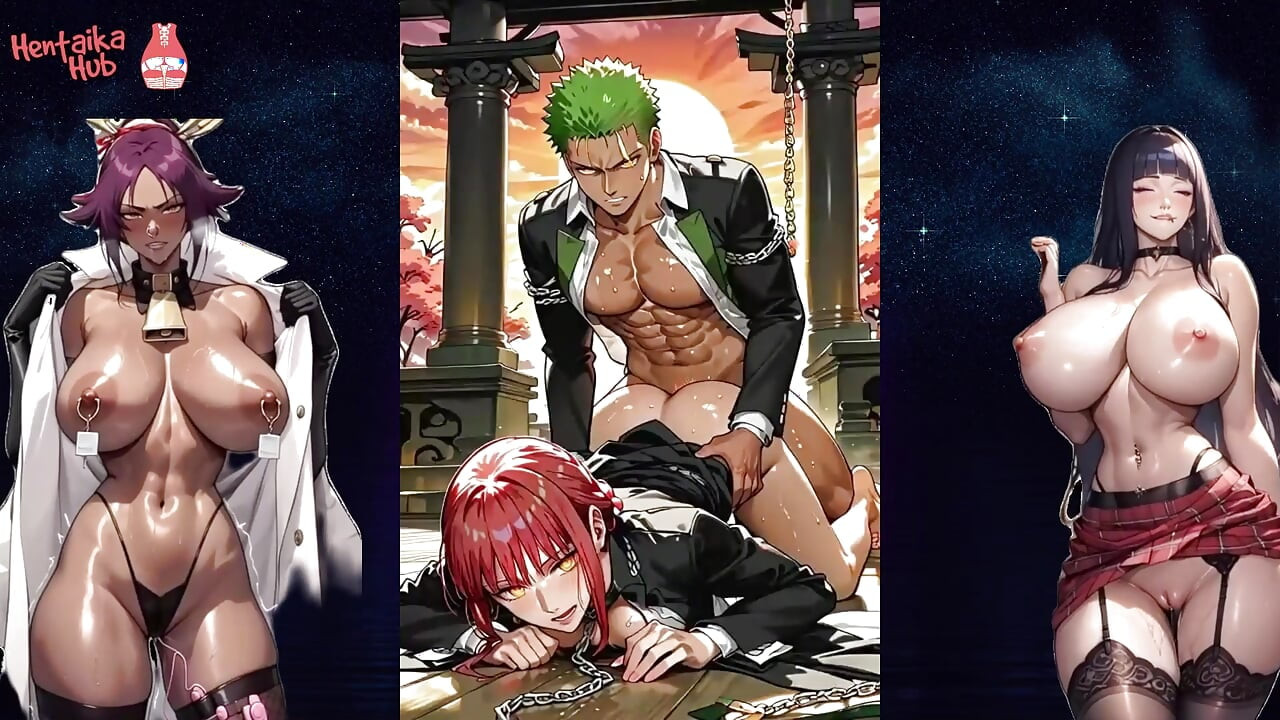 Compilación hentai 2d con perra sucia Makima