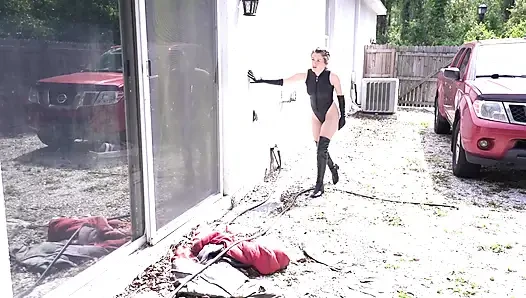 Agent Ashley Succumbs to the Pleasure