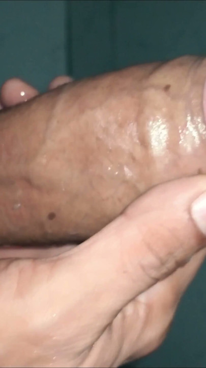 Shorts of an insatiable couple. Big dick ejaculating with memories and longing to fuck the married woman's greedy pussy. | Clip 1