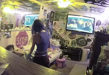 Sissy gets fucked with strapon by sexy mistress
