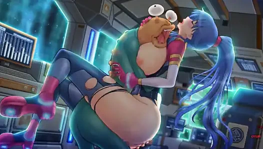 Reaktion der kreatur im schiff! Teil 3 fick, hentai ahegao, milf mit dicken titten, prinzessin büro, cosplay öffentlich ficken
