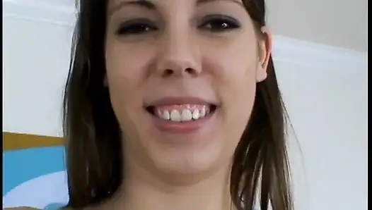 Horny stud in pleasure as he enjoys a bj from sexy ass babe