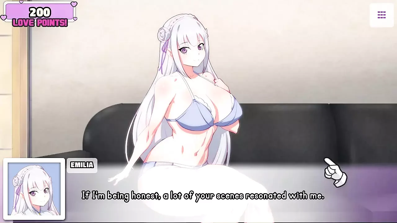 Waifuhub - parte 21 - entrevista de sexo de Emilia Re Cero por Loveskysanhentai