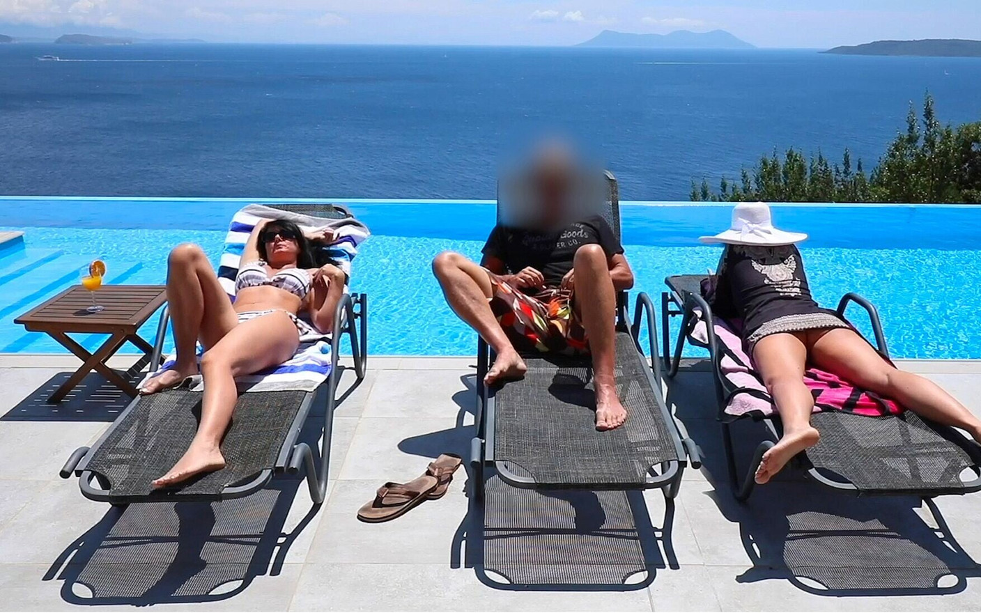 His Wife Can't Satisfy Him, so He Fucks Me Right by the Hotel Pool!