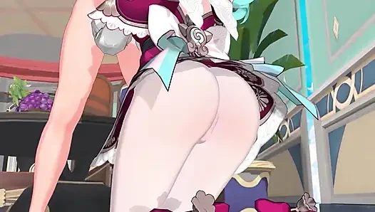 Honkai Star Rail - Hyacine X Caelus Passionate Sex - 3D Hentai Animation