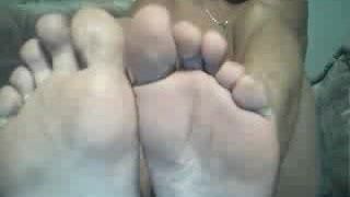 Straight guys feet on webcam #548
