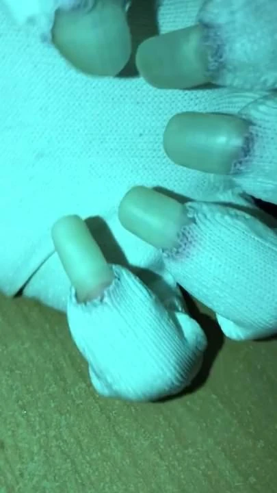 My nails after growing 6 month