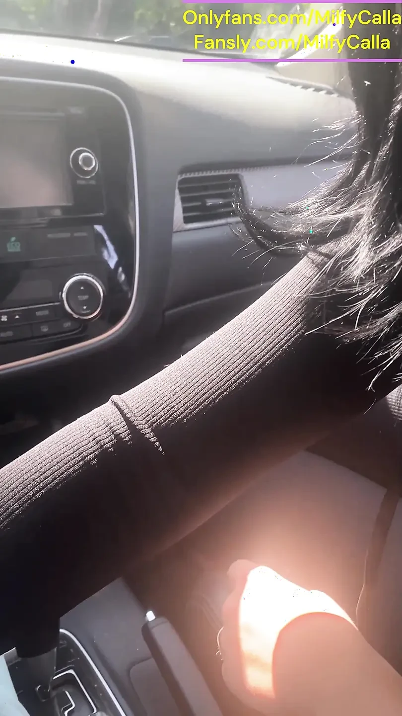 Blowjob for My Coworker in His Car - Public Parking Fun