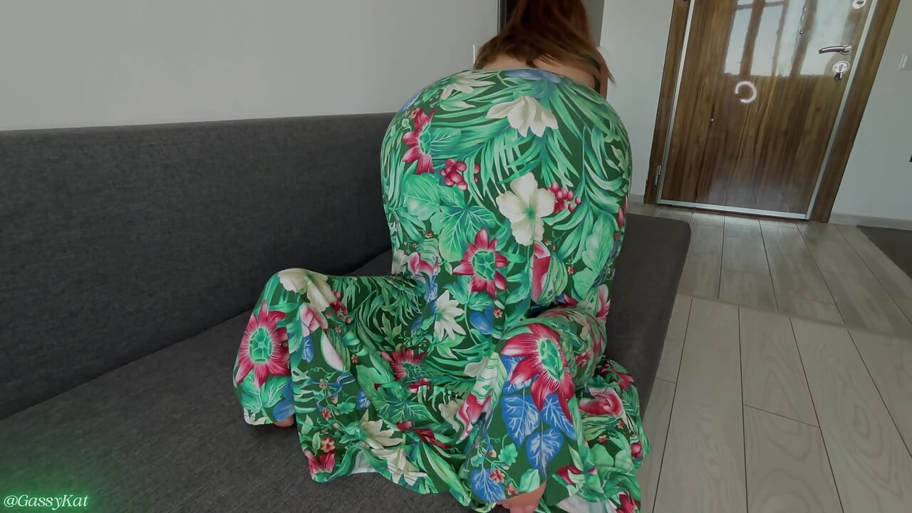 Grön elegans, smutsiga doggy farts