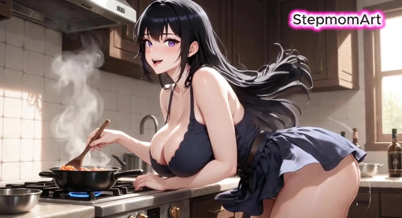 JOI Stepmom Intense Kitchen Solo – Come with me 100% You’ll cum – Dirty Talk
