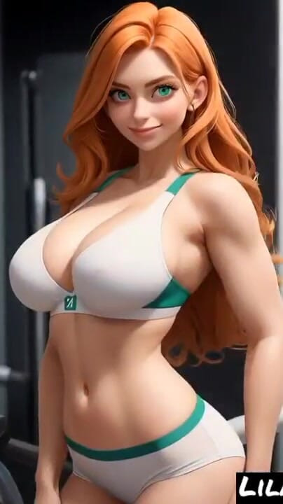 Moment de neuitat de la "Lila Ginger în clubul sportiv de fitness (model Ai)"
