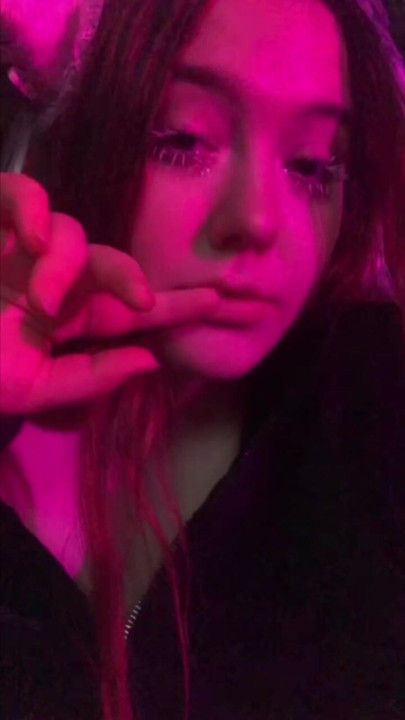 lovingly sucks your finger and wants you to cum in her mouth