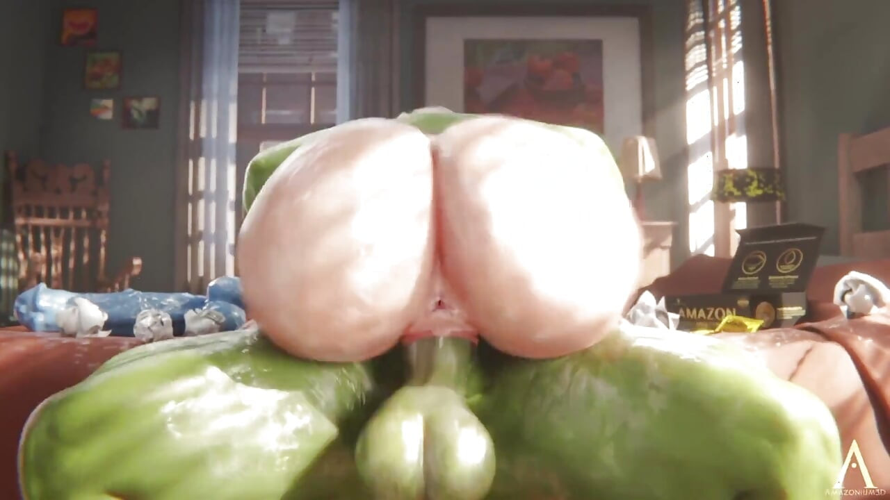 Amazonium Intenzivno Grubo Slatko Vruće Dupe Skače na Kurcu Čudovišta - Žestoko Nabijanje, Duboko Grlo