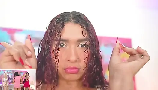 3 latinas stick dildo in their asses GGmansion