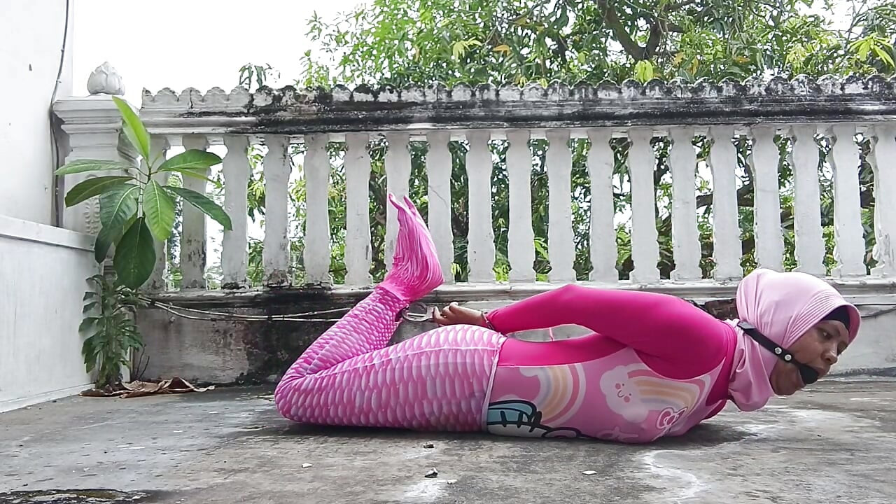 Swimsuit Mermaid Bondage Outdoor