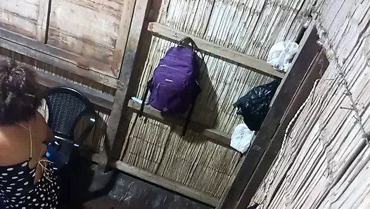 BRUNETTE STEPMOTHER CLIMBS ON THE TABLE AND STARTS TO MAKE SPECTACULAR M...