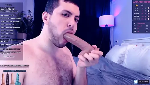 Fuck Huge Dildo on Chaturbate Live Show. Double Dildo Fuck