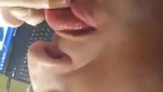The Best Orgasm with Every Drop of Cum in Mouth
