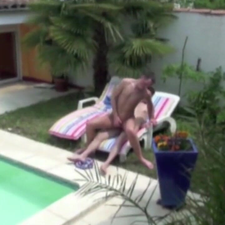 David fucked a by straight boy in exhib garden