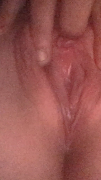 Wife pussy getting touched till cum drips down her sweet pussy dirty little whore wants cock | Clip 1